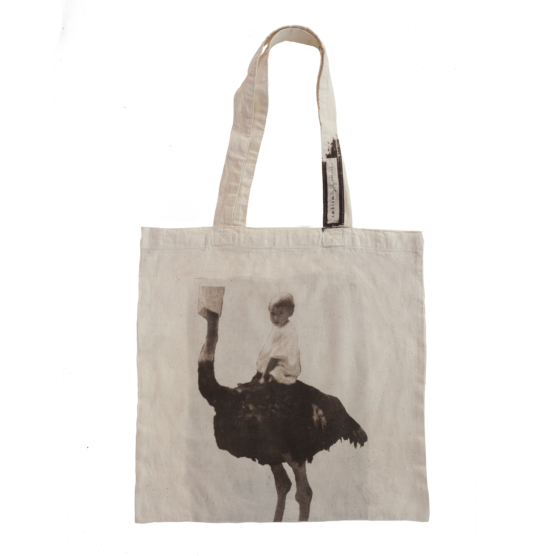 ostrich tote bag